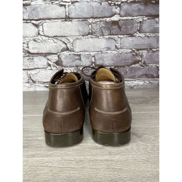 J.M. WESTON Brown Leather 629 CHUKKA Dress Shoes Men’s Sz 10.5D UK/11M US France - Picture 4 of 16